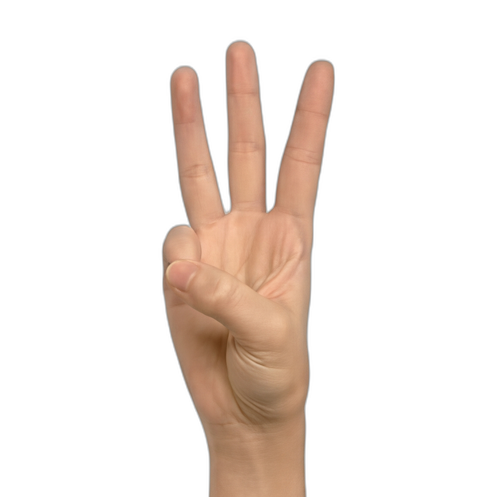 3-Finger Pointing Up