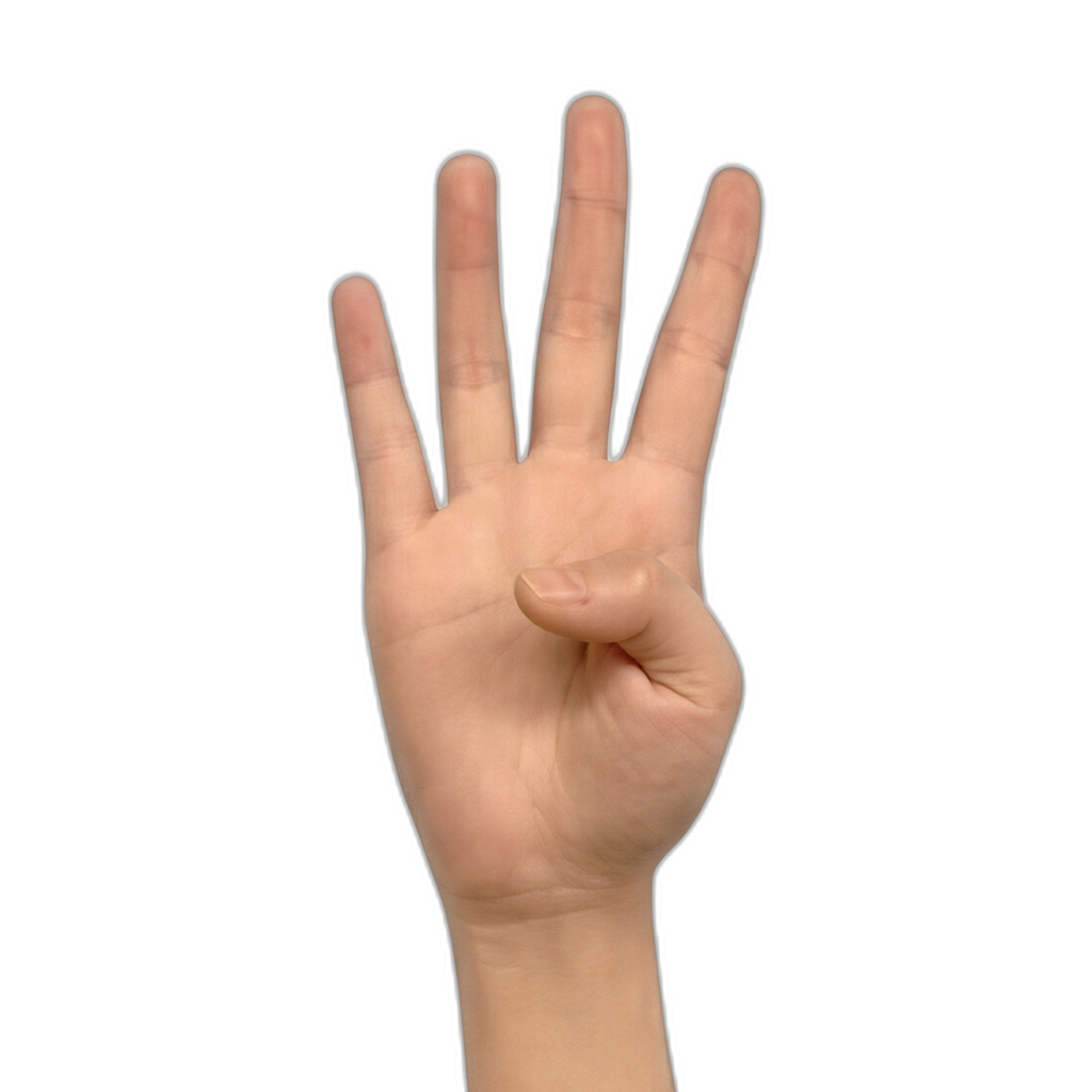4-Finger Pointing Up
